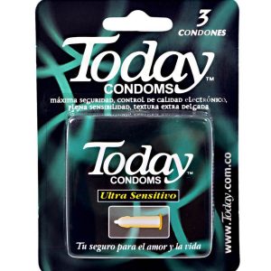 Condones Today Ultra Sensitivo x 3-DistriSex-DistriSex