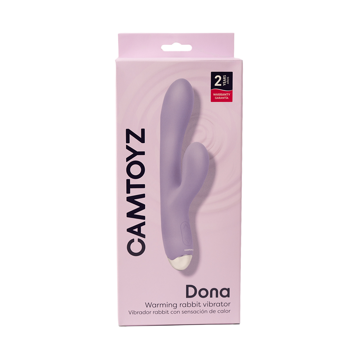 Vibrador Rabbit con sensación de calor Dona Camtoyz