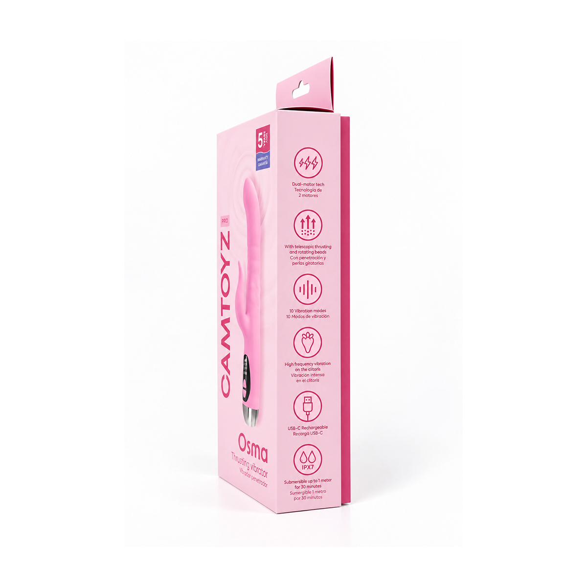 Vibrador Osma con Carga USB-C Camtoyz