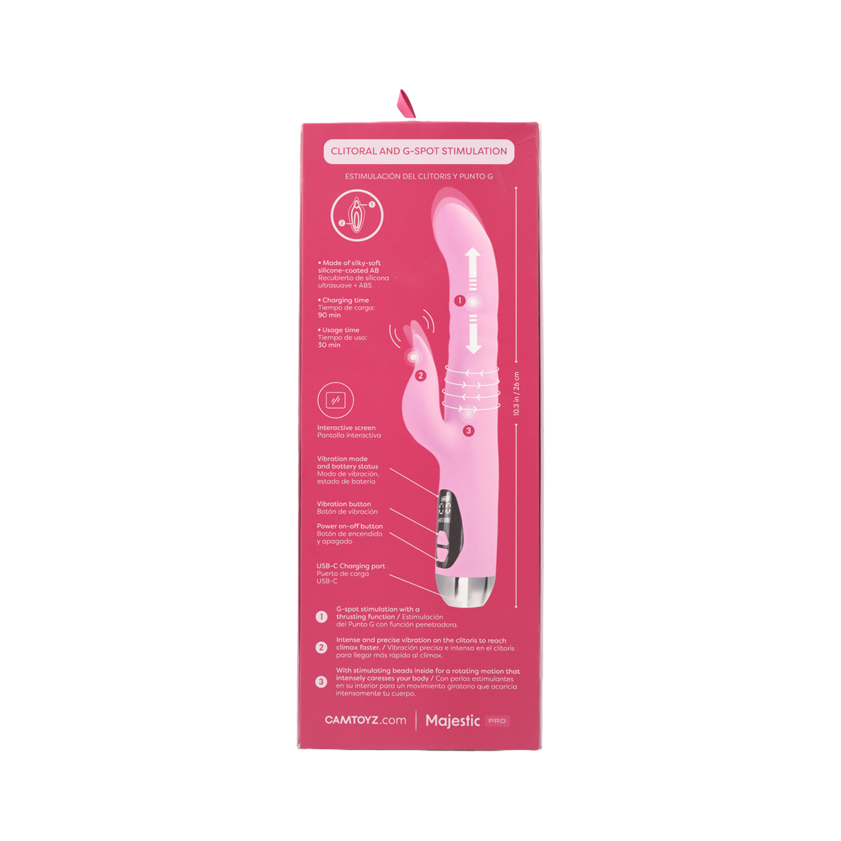 Vibrador Osma con Carga USB-C Camtoyz
