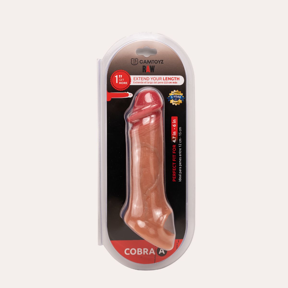 Funda para el Pene Ultrarealista Cobra Camtoyz