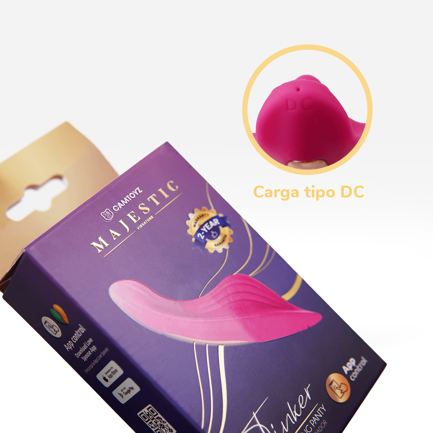 Vibrador Para Panty Tinker Con App Camtoyz