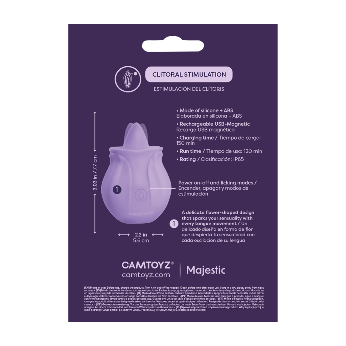 Vibrador con Lengua Juna Camtoyz