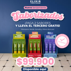 Pague 2 Lleve 3 Gel Íntimo Saborizado Elixir