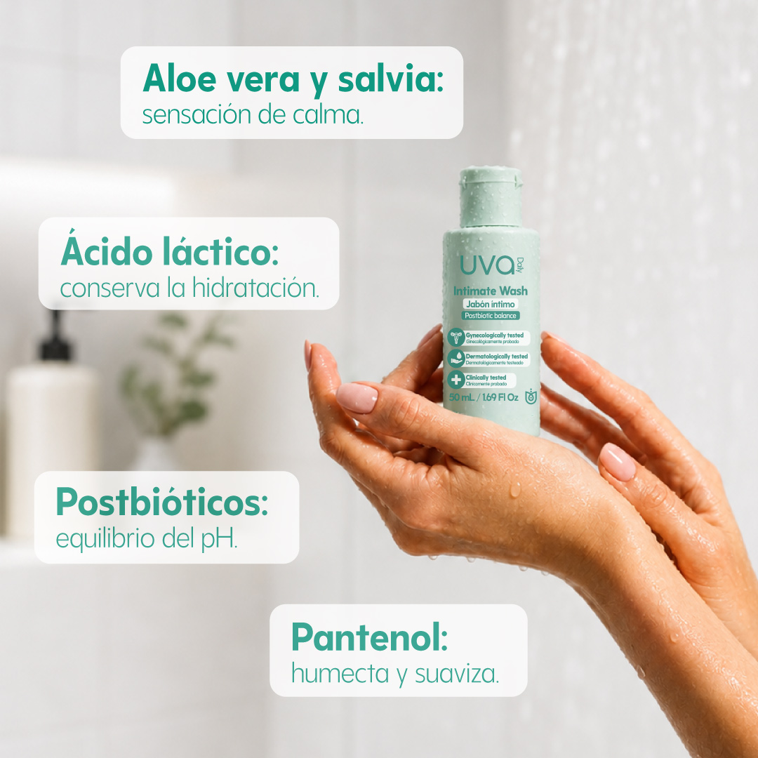 Jabón íntimo Postbiotic Balance Uva