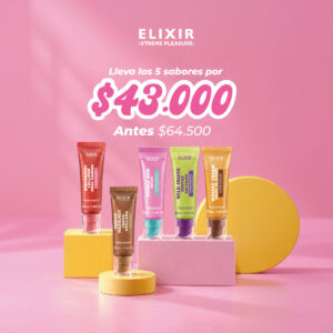 Promo Lubricantes Íntimos Saborizados Calientes Elixir 30ML