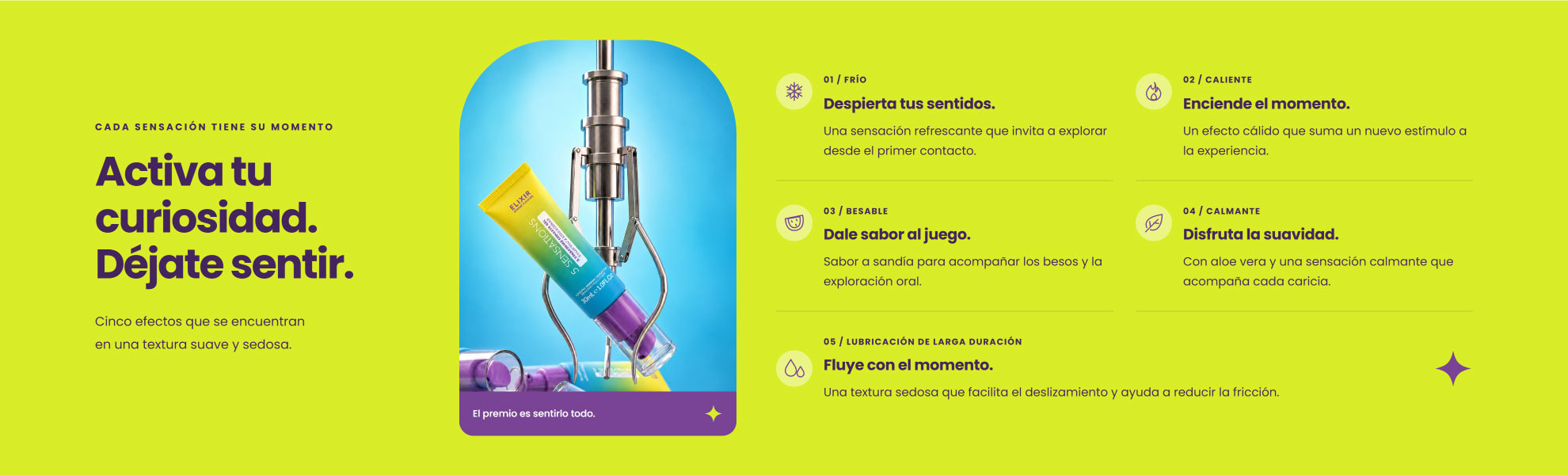 Elixir 5 Sensations - Activa tu curiosidad