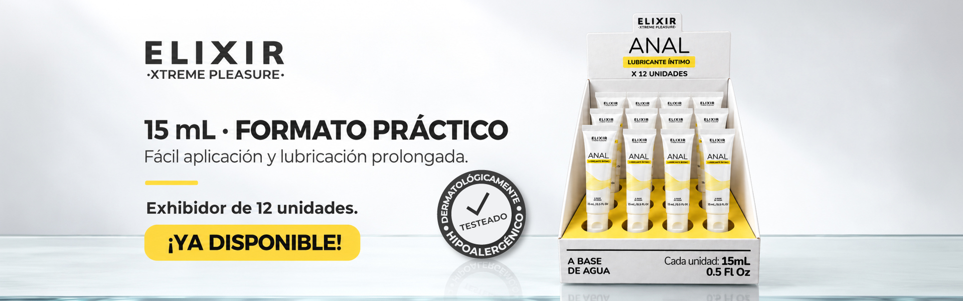 Lubricante Anal Elixir 15 ml