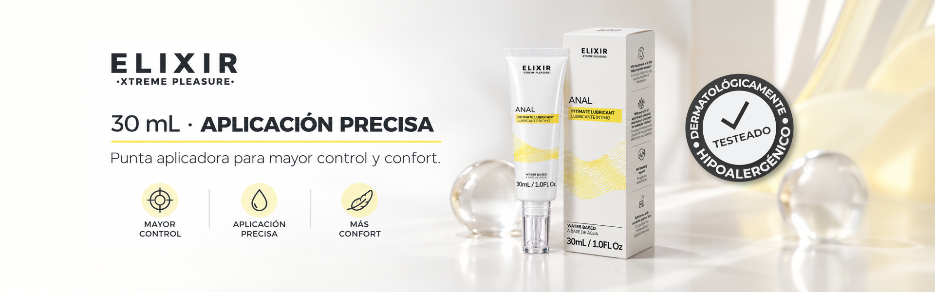 Lubricante Anal Elixir 30 ml