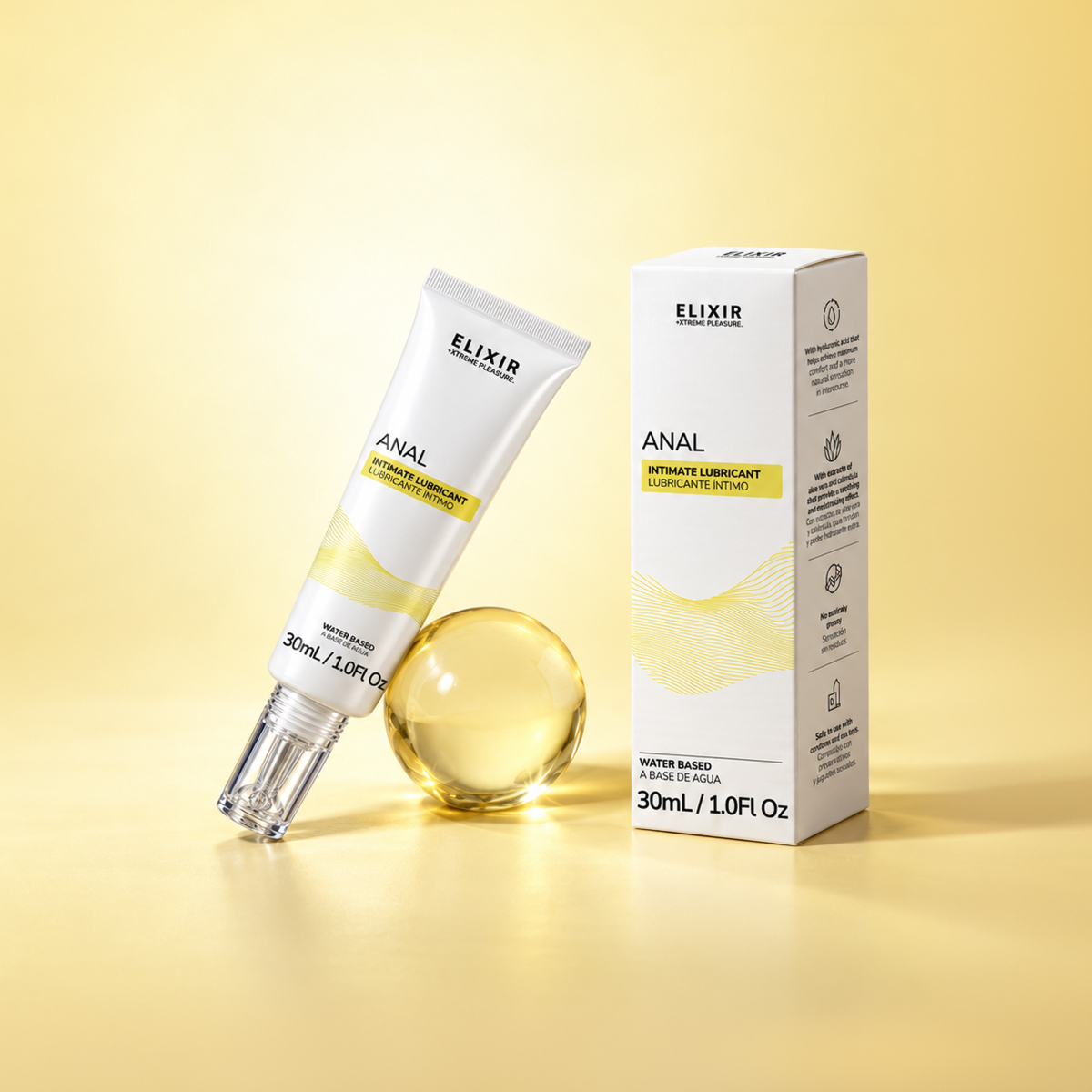 Lubricante Anal Elixir sin lidocaína 30 ml